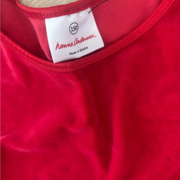 Hanna Andersson Tiered Velvet Twirl Christmas Dress - Picture 3 of 3